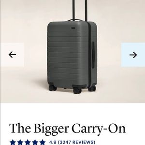 Away The Bigger Carry-on Suitcase Asphalt